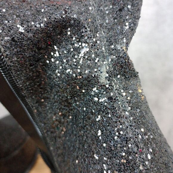 Dolls‎ Kill Shelley's London Sparkle Platform Boots Festival Size 7 Glitter 5" - Picture 16 of 16